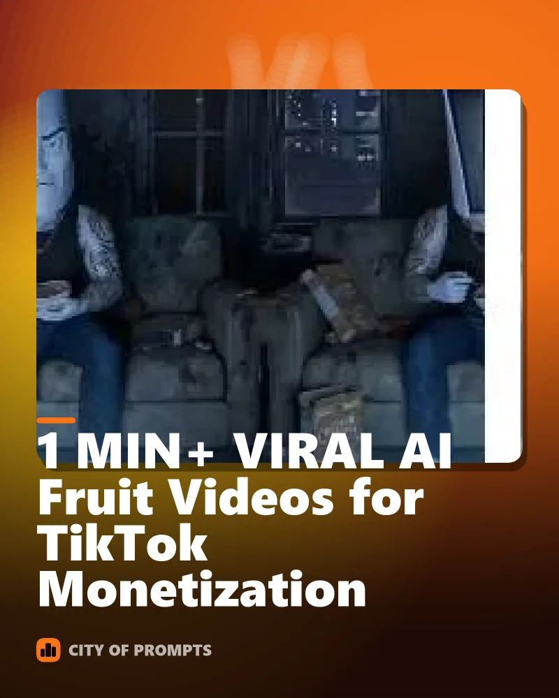 Cover image for 1 MIN+ VIRAL AI Fruit Videos for TikTok Monetization
