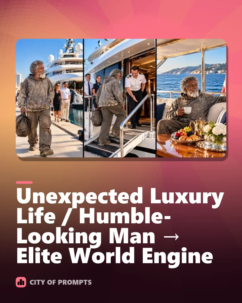 Cover image for Unexpected Luxury Life / Humble-Looking Man → Elite World Engine