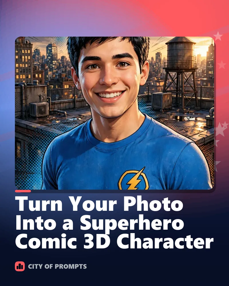 Cover image for Turn Your Photo Into a Superhero Comic 3D Character