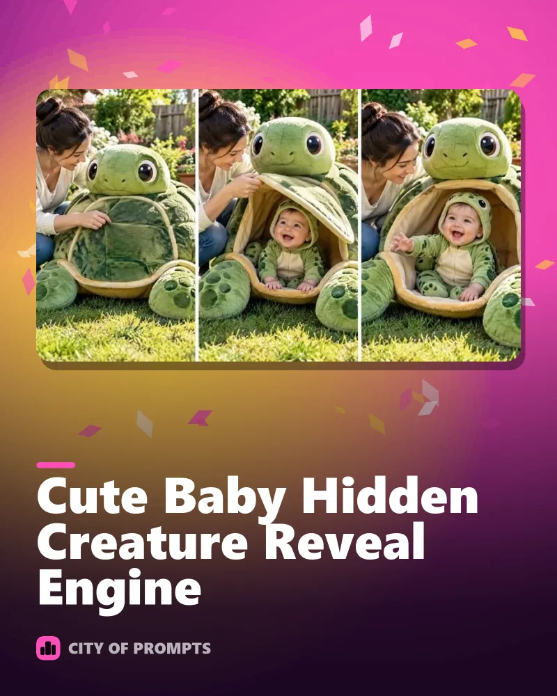 Cover image for Cute Baby Hidden Creature Reveal Engine