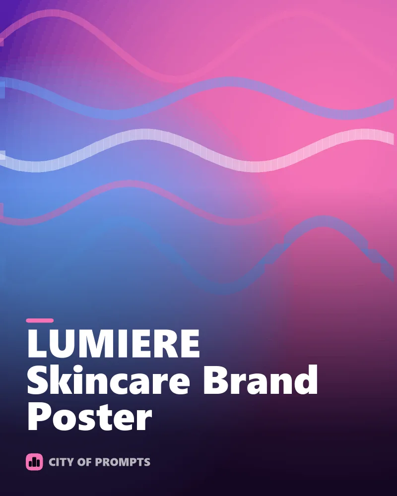 Cover image for LUMIERE Skincare Brand Poster