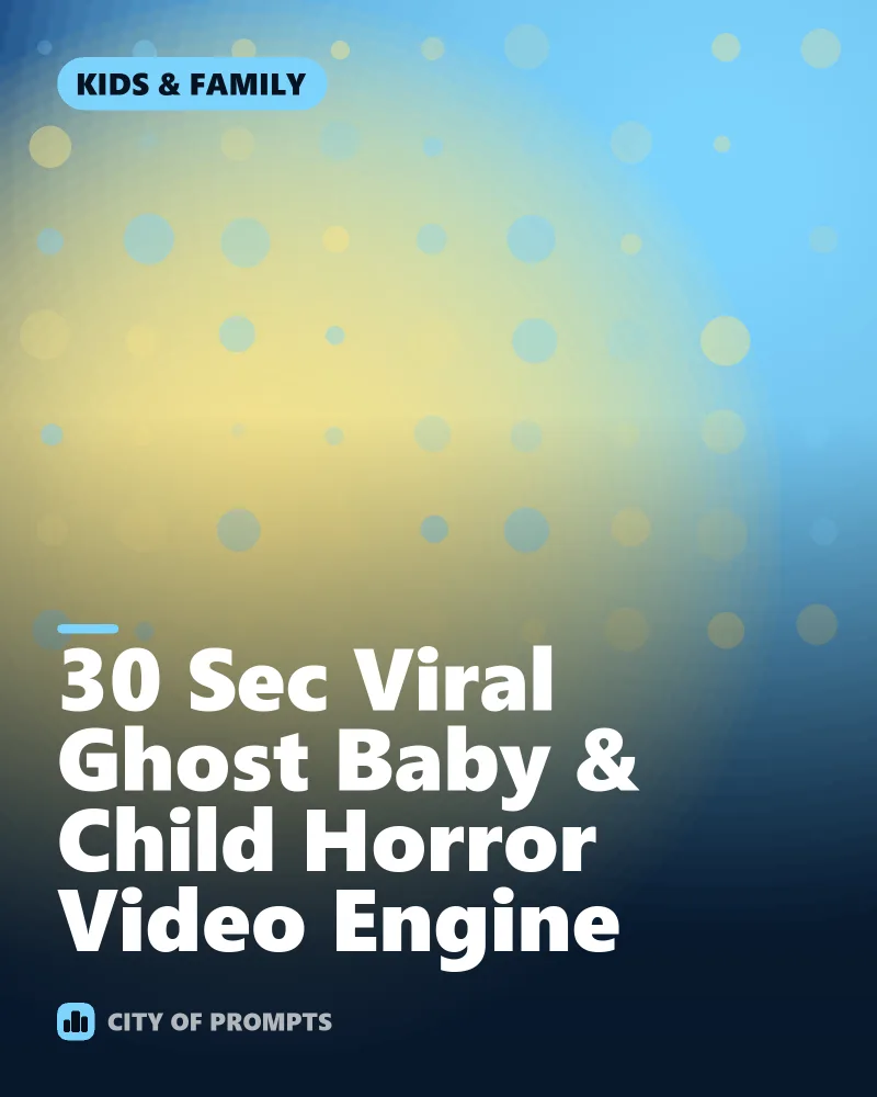 Cover image for 30 Sec Viral Ghost Baby & Child Horror Video Engine