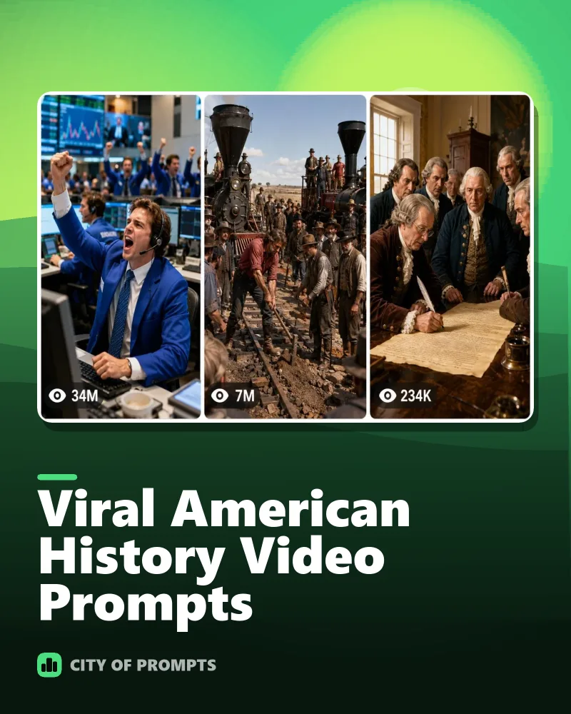 Cover image for Viral American History Video Prompts