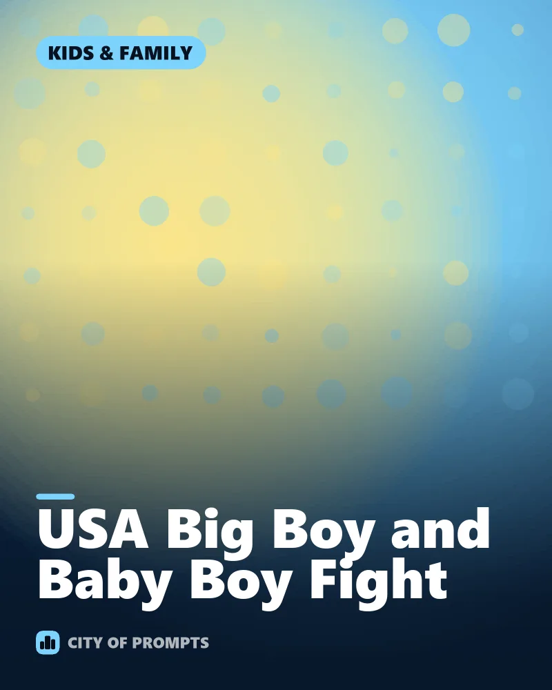 Cover image for USA Big Boy and Baby Boy Fight