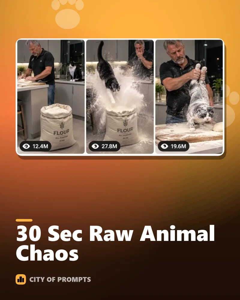 Cover image for 30 Sec Raw Animal Chaos