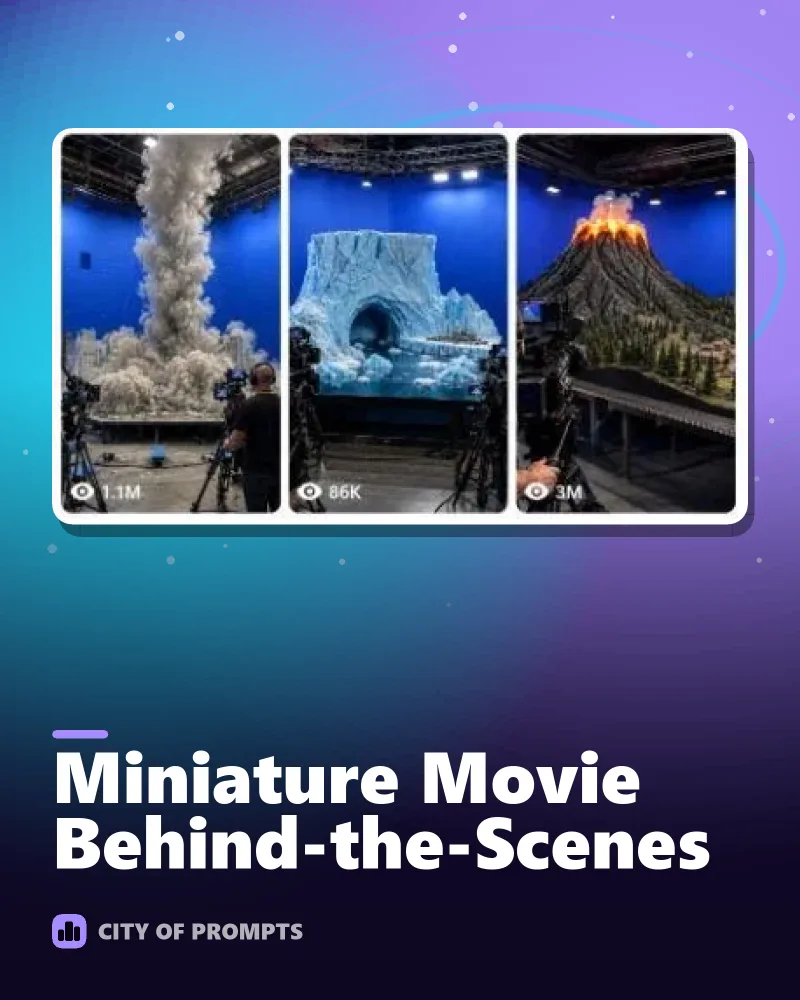 Cover image for Miniature Movie Behind-the-Scenes