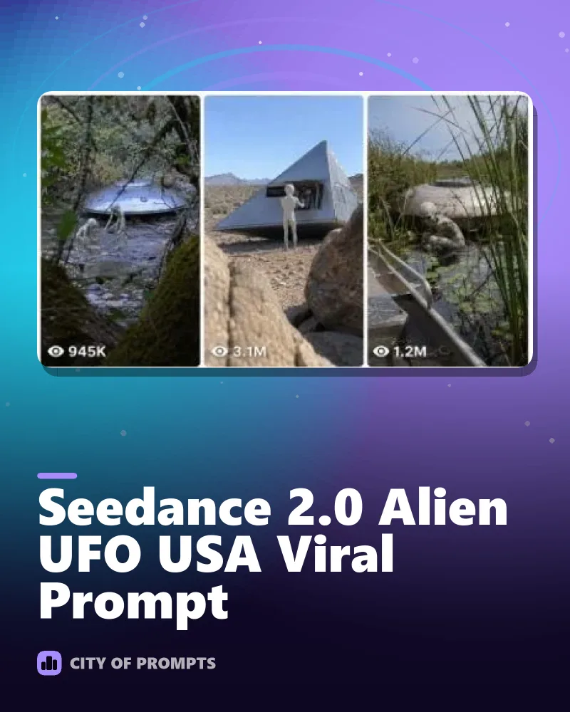 Cover image for Seedance 2.0 Alien UFO USA Viral Prompt