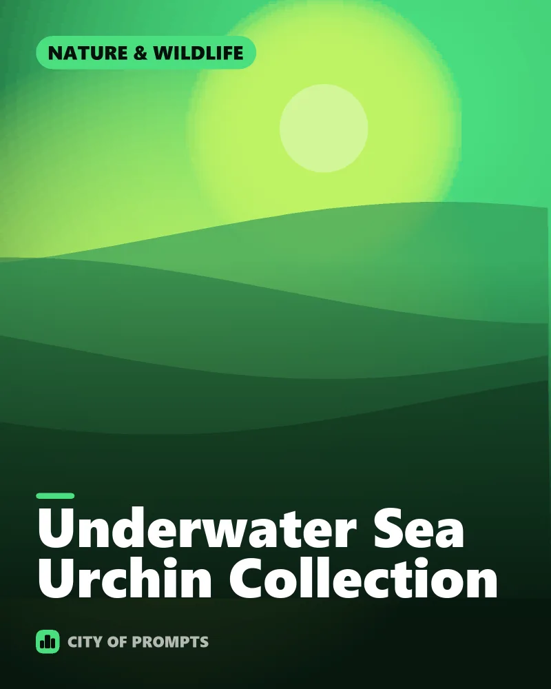 Cover image for Underwater Sea Urchin Collection
