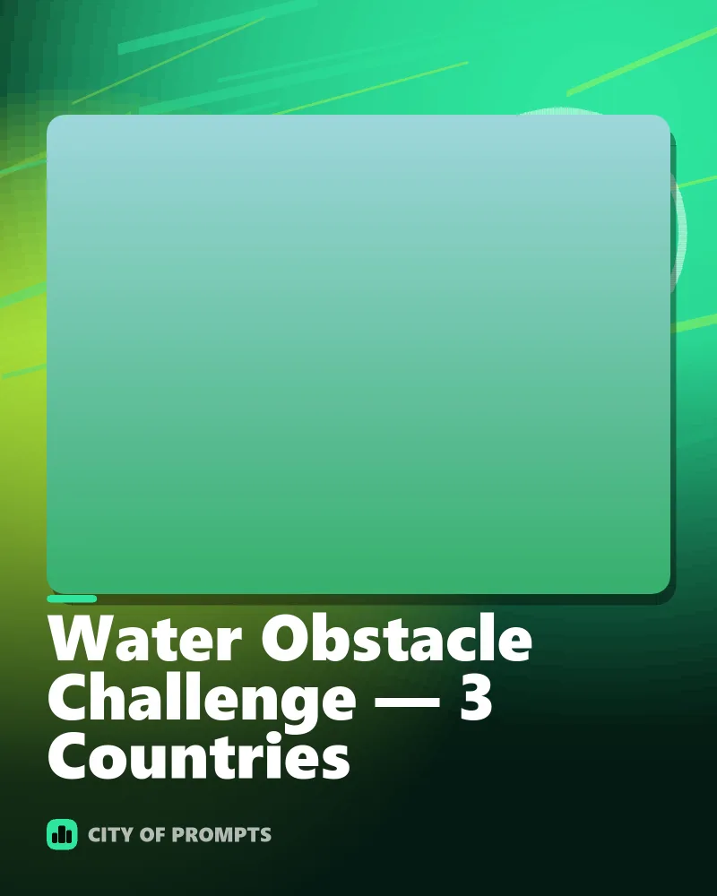Cover image for Water Obstacle Challenge — 3 Countries