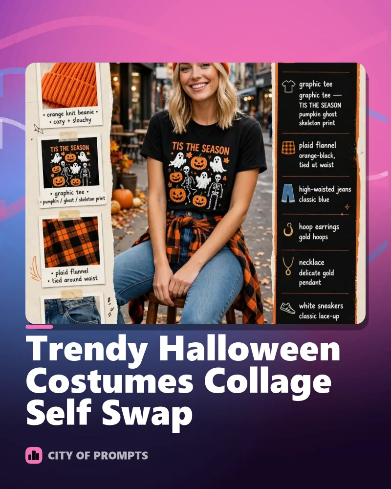 Cover image for Trendy Halloween Costumes Collage Self Swap