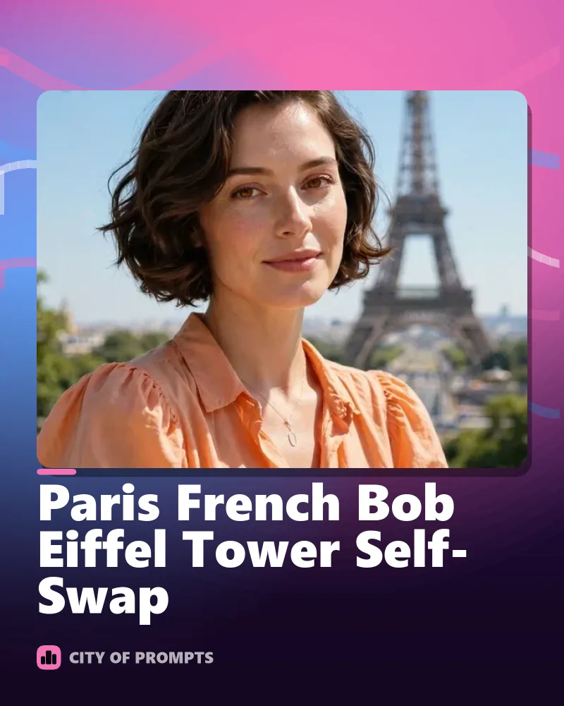 Cover image for Paris French Bob Eiffel Tower Self-Swap