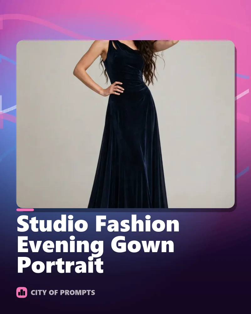 Cover image for Studio Fashion Evening Gown Portrait