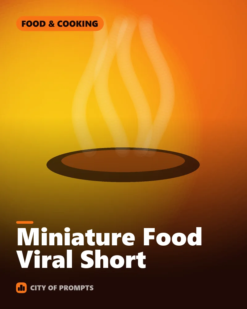 Cover image for Miniature Food Viral Short