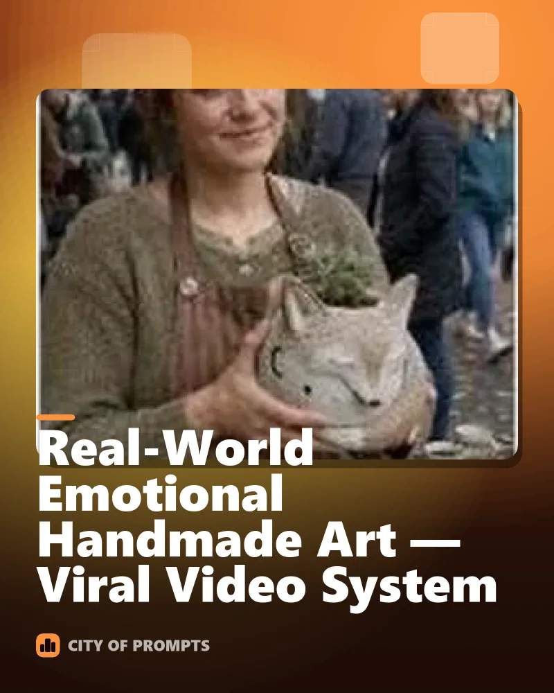 Cover image for Real-World Emotional Handmade Art — Viral Video System