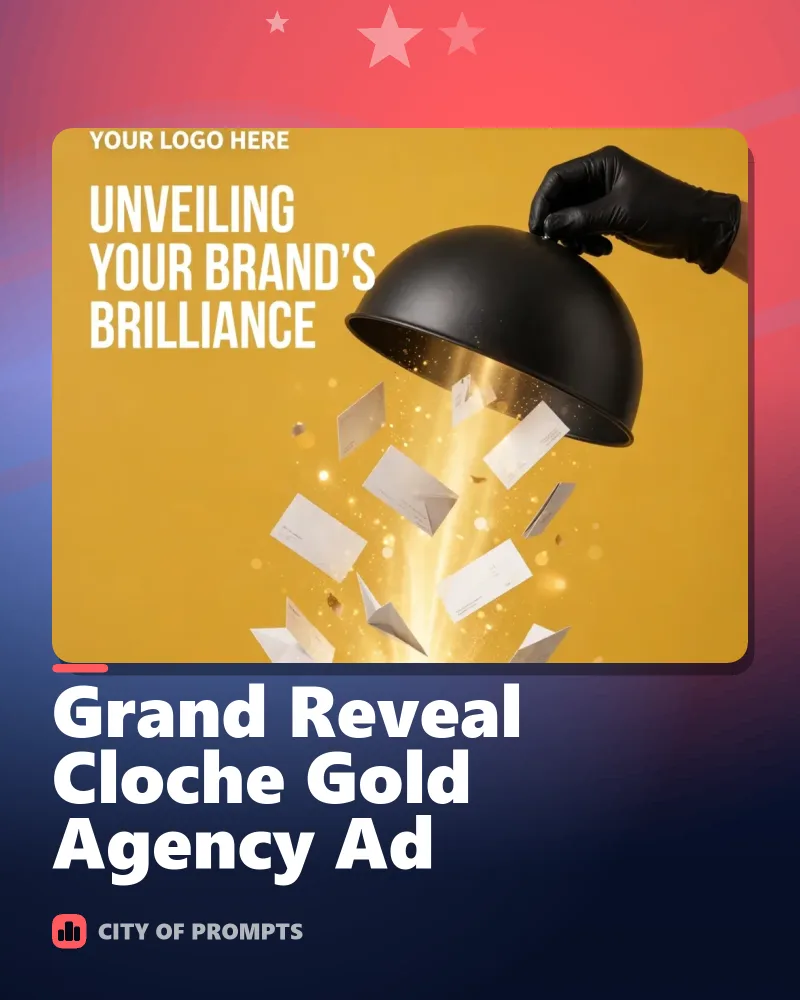 Cover image for Grand Reveal Cloche Gold Agency Ad