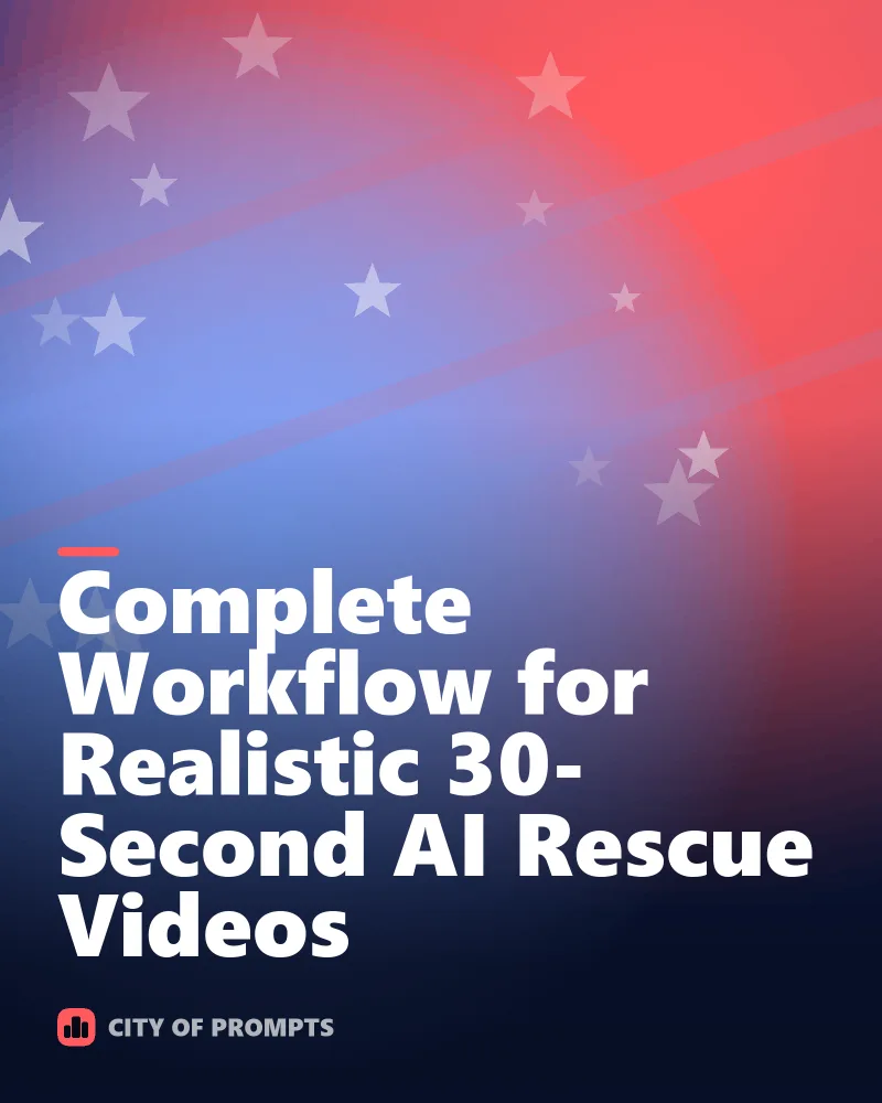Cover image for Complete Workflow for Realistic 30-Second AI Rescue Videos