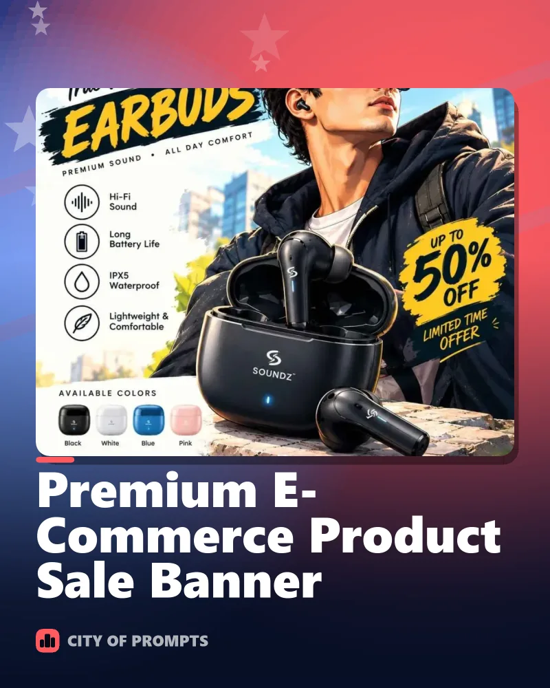Cover image for Premium E-Commerce Product Sale Banner