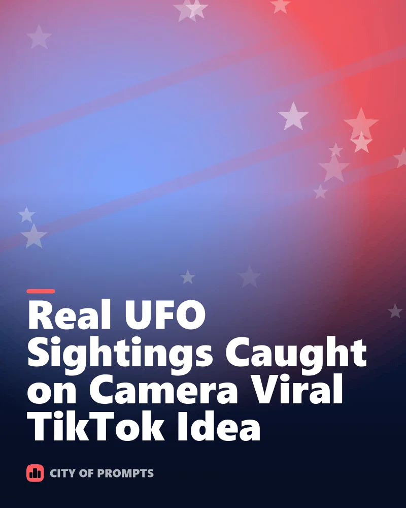 Cover image for Real UFO Sightings Caught on Camera Viral TikTok Idea