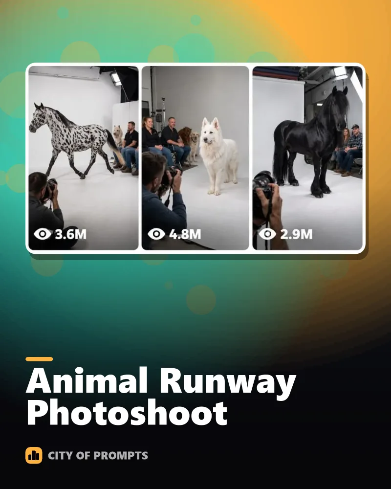 Cover image for Animal Runway Photoshoot