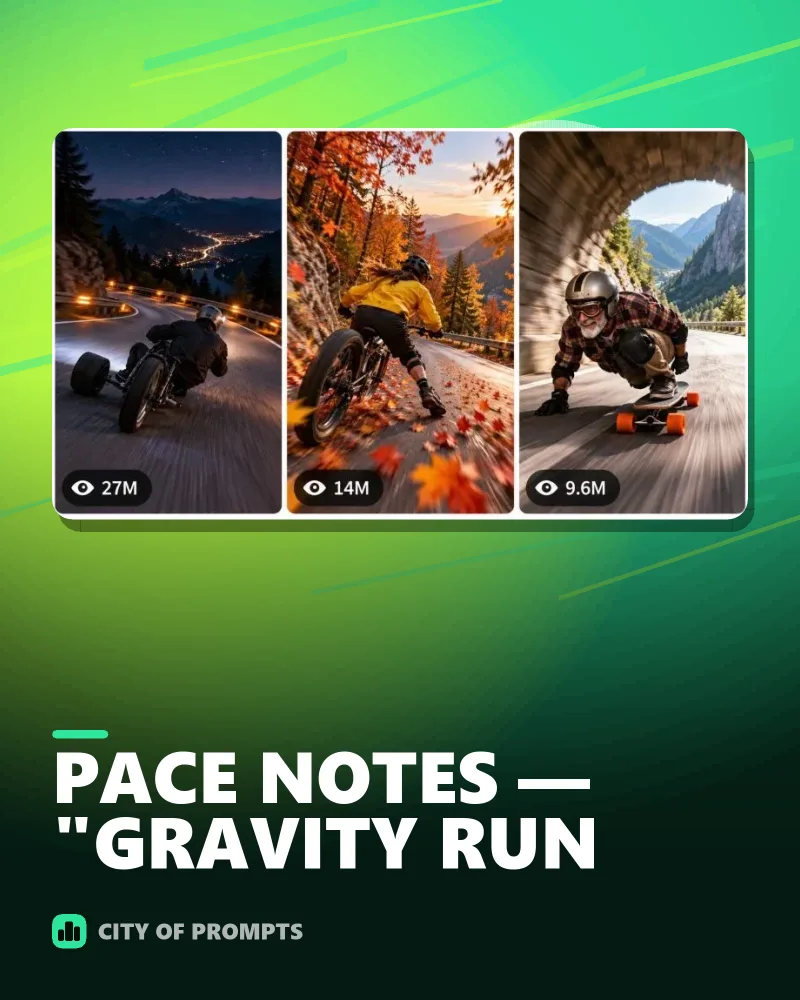 Cover image for PACE NOTES — "GRAVITY RUN