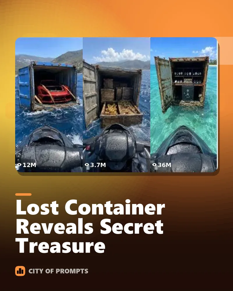 Cover image for Lost Container Reveals Secret Treasure