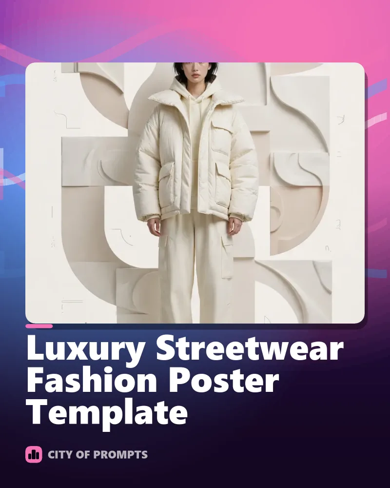 Cover image for Luxury Streetwear Fashion Poster Template
