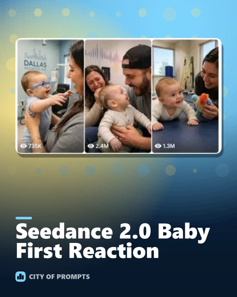 Cover image for Seedance 2.0 Baby First Reaction