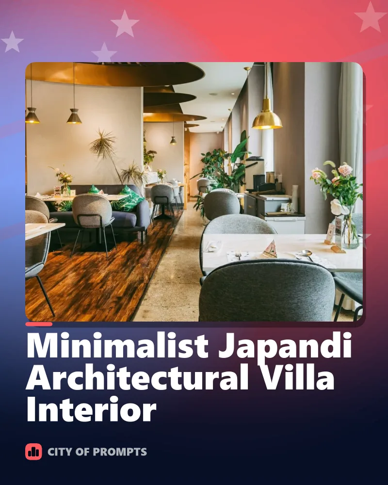 Cover image for Minimalist Japandi Architectural Villa Interior