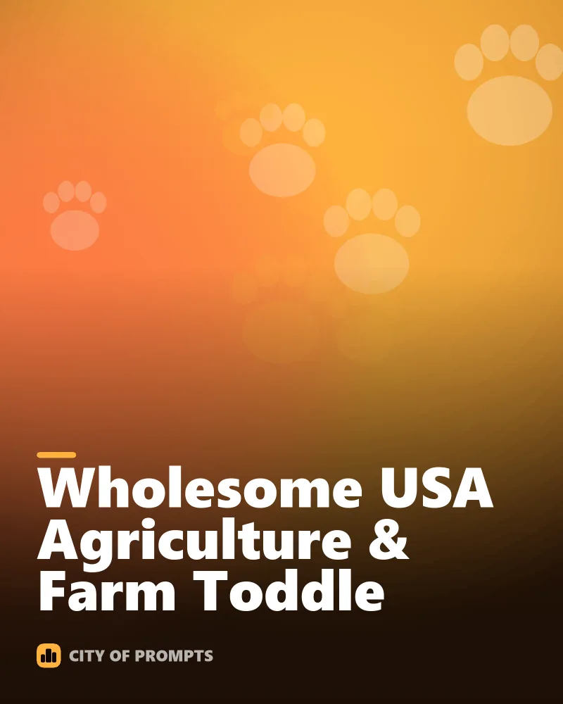 Cover image for Wholesome USA Agriculture & Farm Toddle