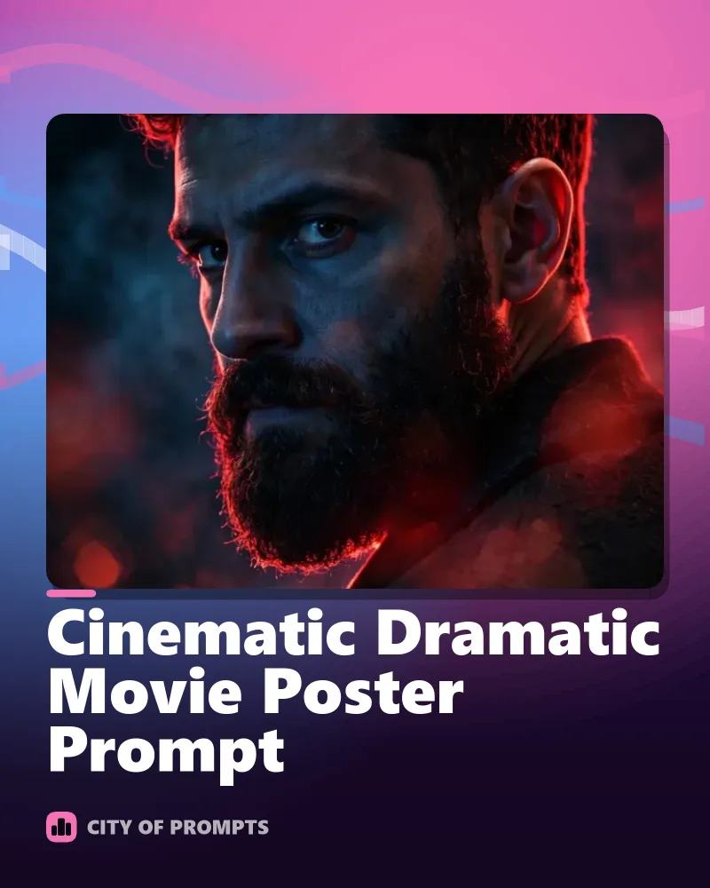 Cover image for Cinematic Dramatic Movie Poster Prompt