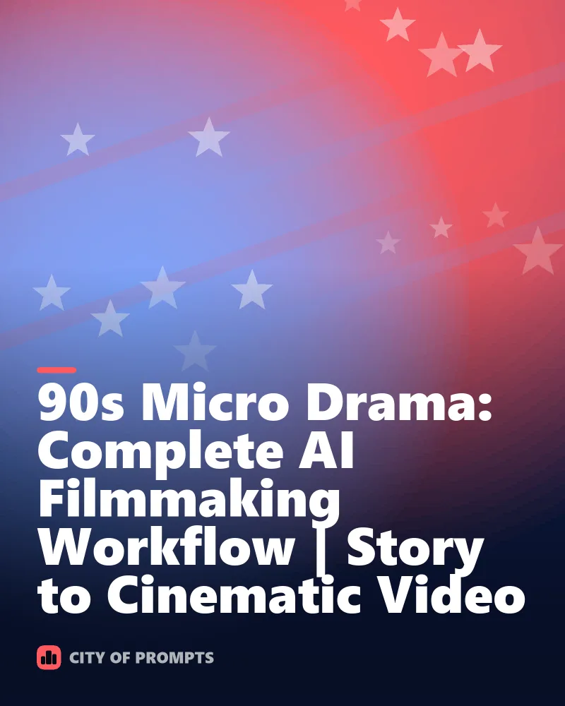 Cover image for 90s Micro Drama: Complete AI Filmmaking Workflow | Story to Cinematic Video