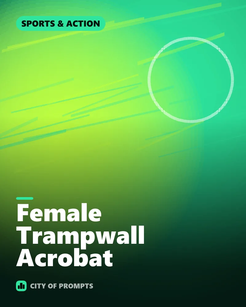 Cover image for Female Trampwall Acrobat