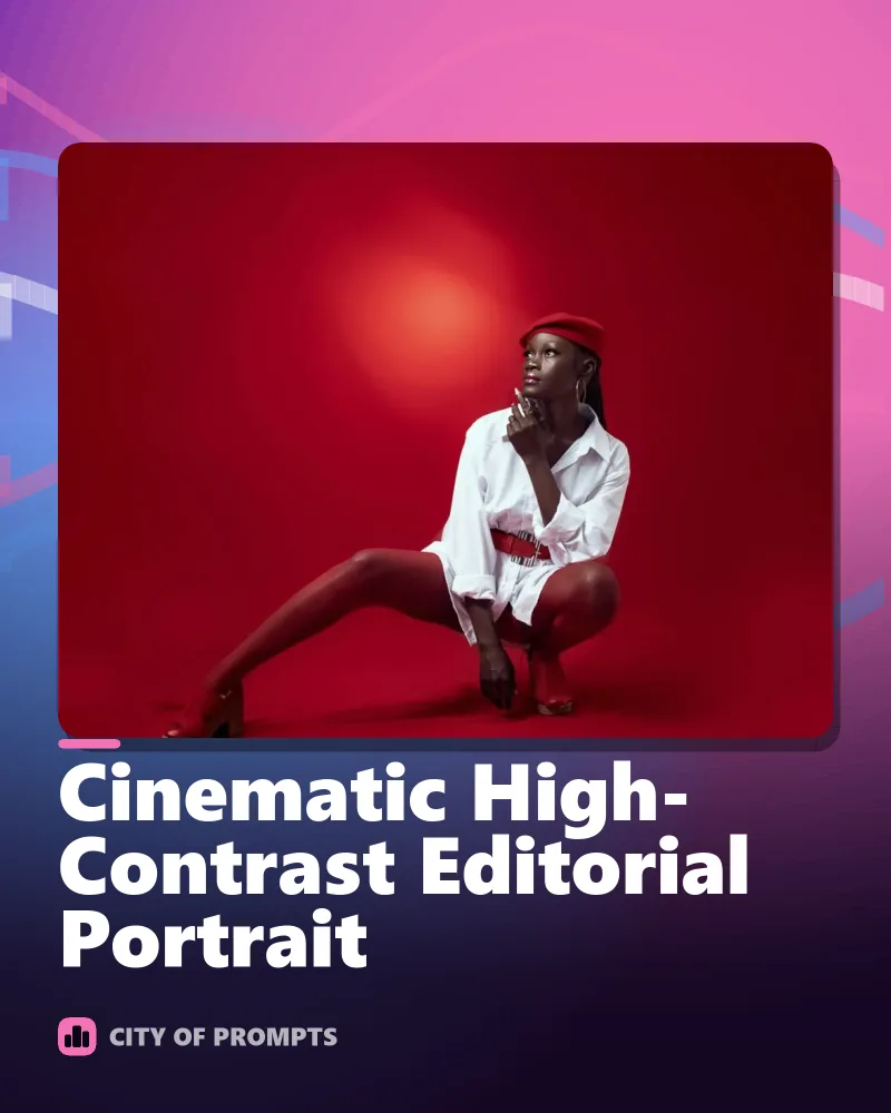 Cover image for Cinematic High-Contrast Editorial Portrait