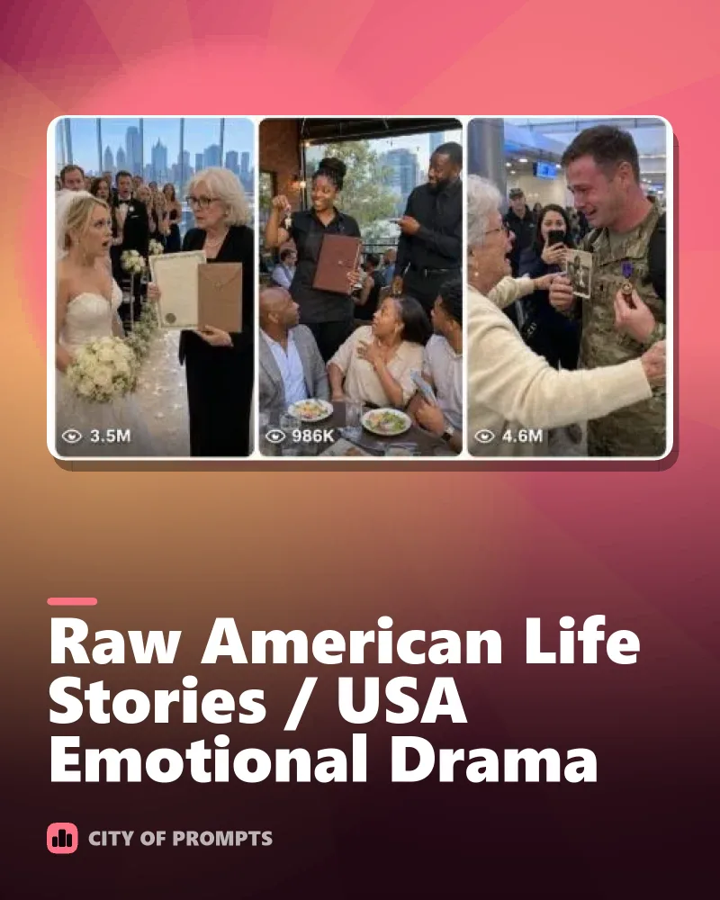 Cover image for Raw American Life Stories / USA Emotional Drama