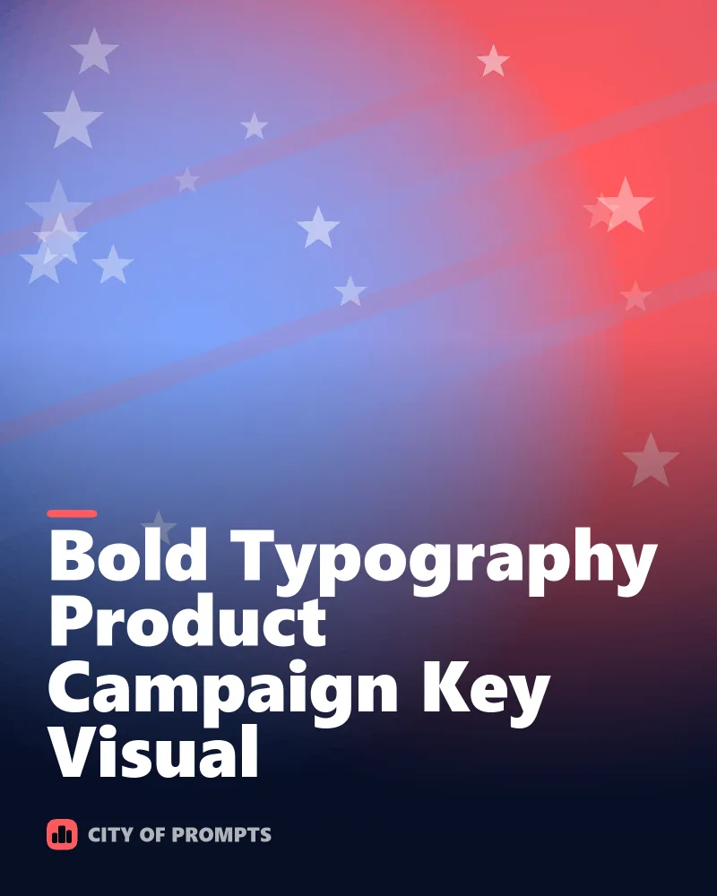 Cover image for Bold Typography Product Campaign Key Visual