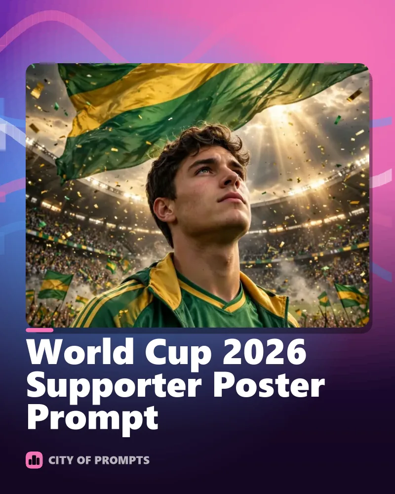 Cover image for World Cup 2026 Supporter Poster Prompt