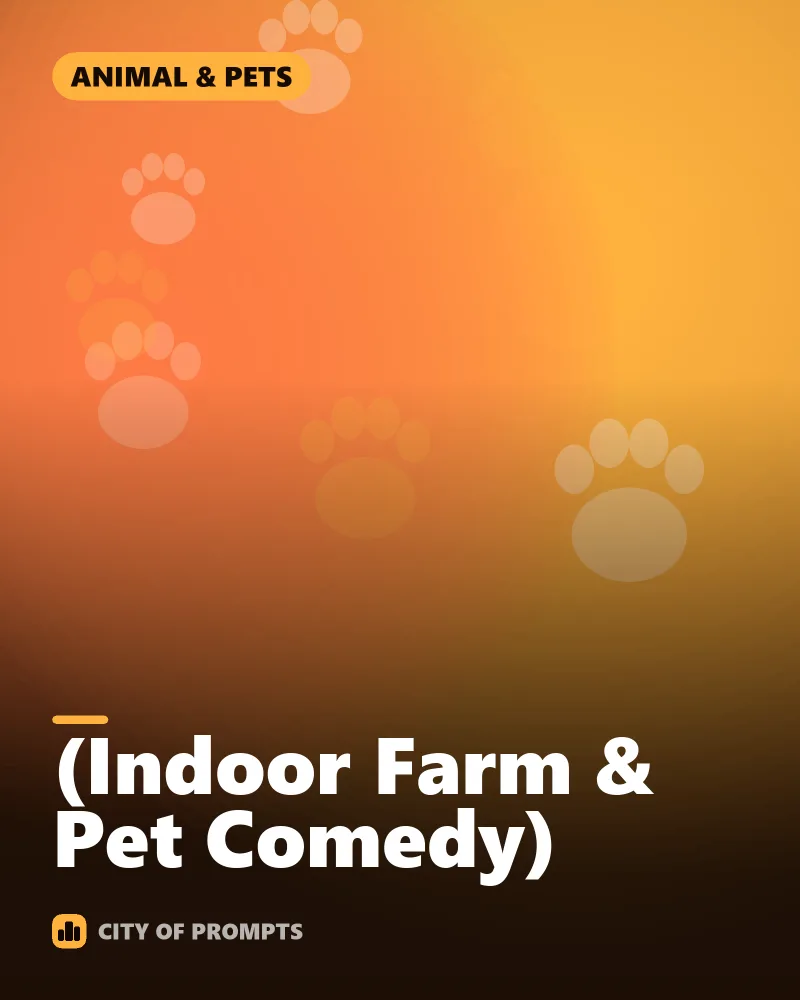 Cover image for (Indoor Farm & Pet Comedy)