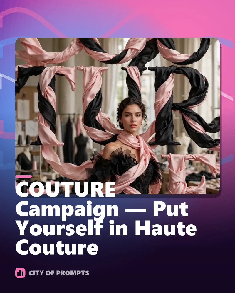 Cover image for COUTURE Campaign — Put Yourself in Haute Couture