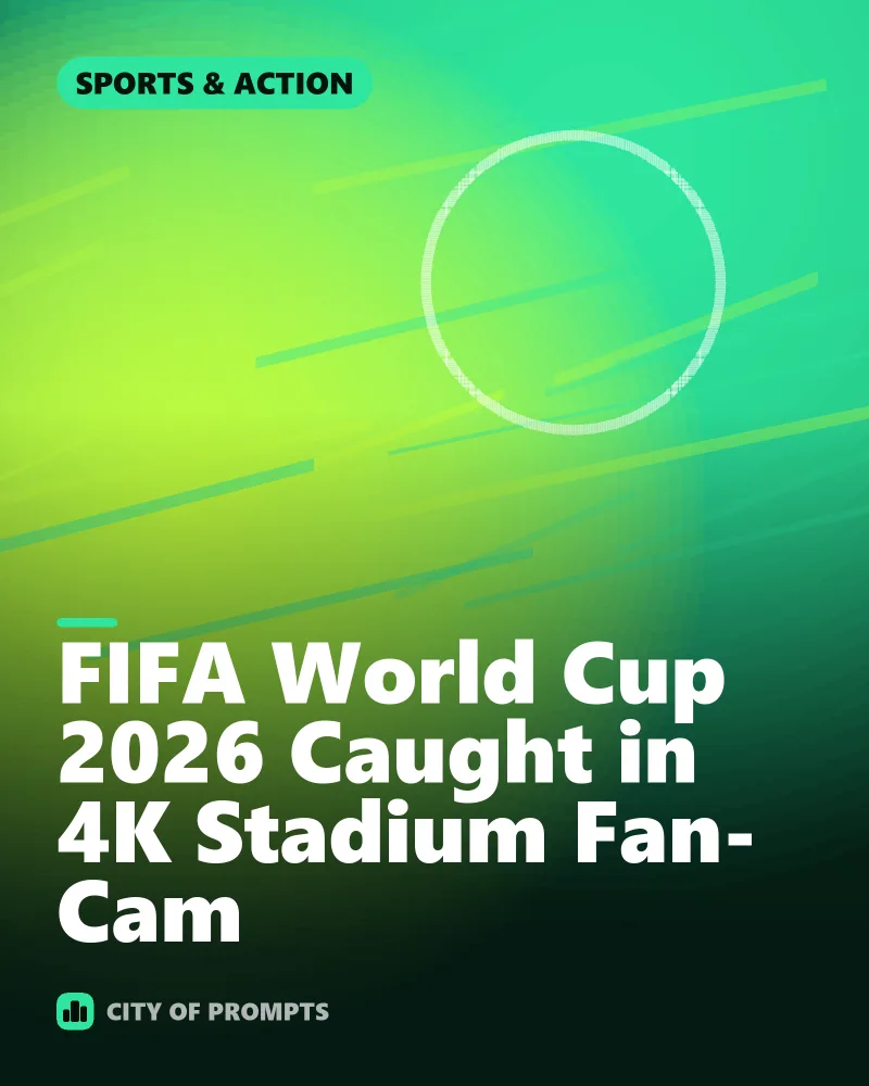 Cover image for FIFA World Cup 2026 Caught in 4K Stadium Fan-Cam