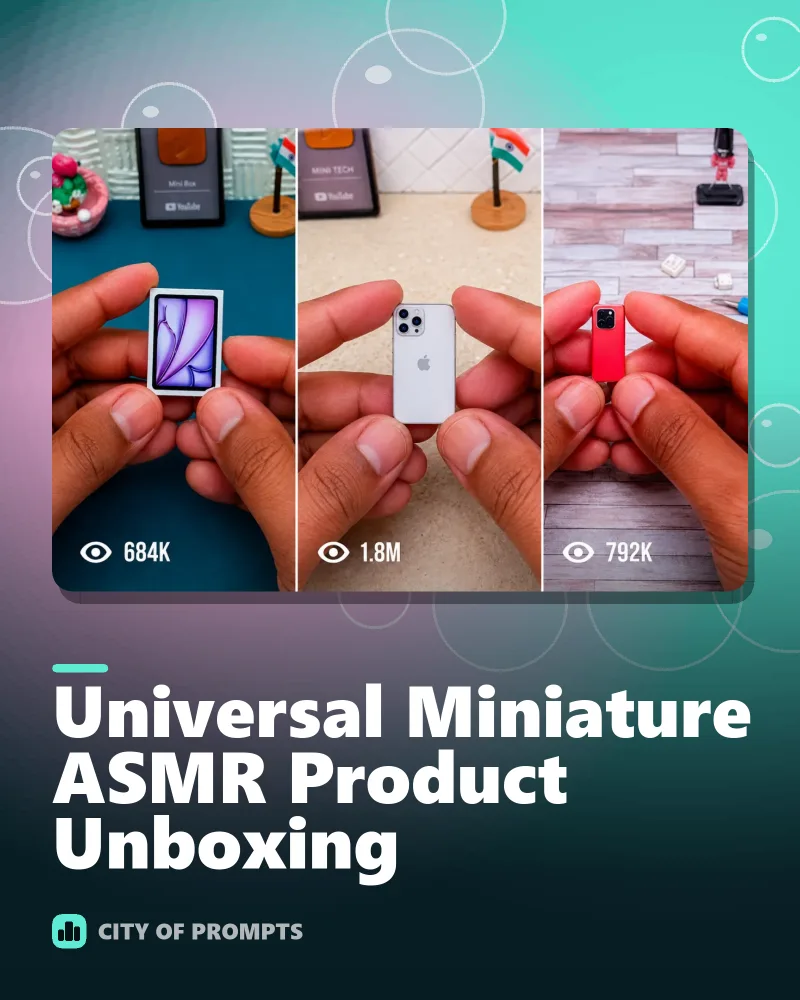 Cover image for Universal Miniature ASMR Product Unboxing