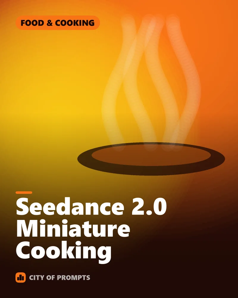 Cover image for Seedance 2.0 Miniature Cooking