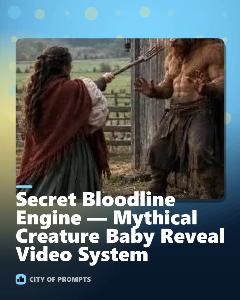 Cover image for Secret Bloodline Engine — Mythical Creature Baby Reveal Video System