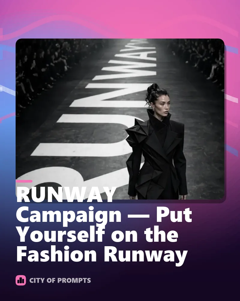 Cover image for RUNWAY Campaign — Put Yourself on the Fashion Runway