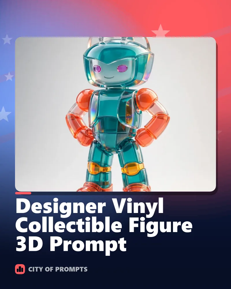 Cover image for Designer Vinyl Collectible Figure 3D Prompt