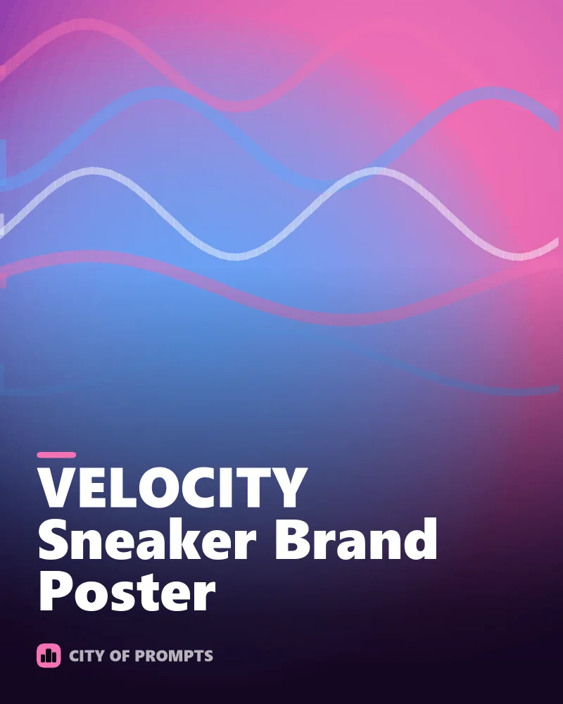 Cover image for VELOCITY Sneaker Brand Poster