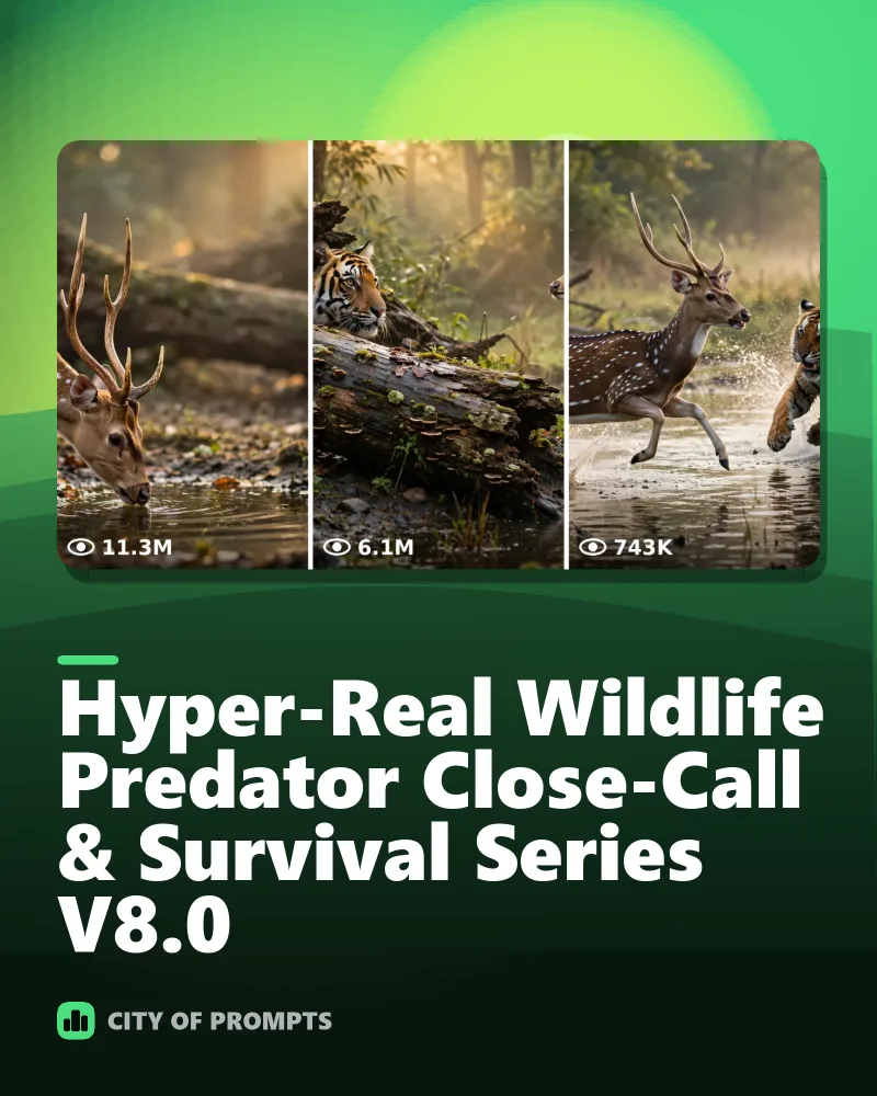 Cover image for Hyper-Real Wildlife Predator Close-Call & Survival Series V8.0