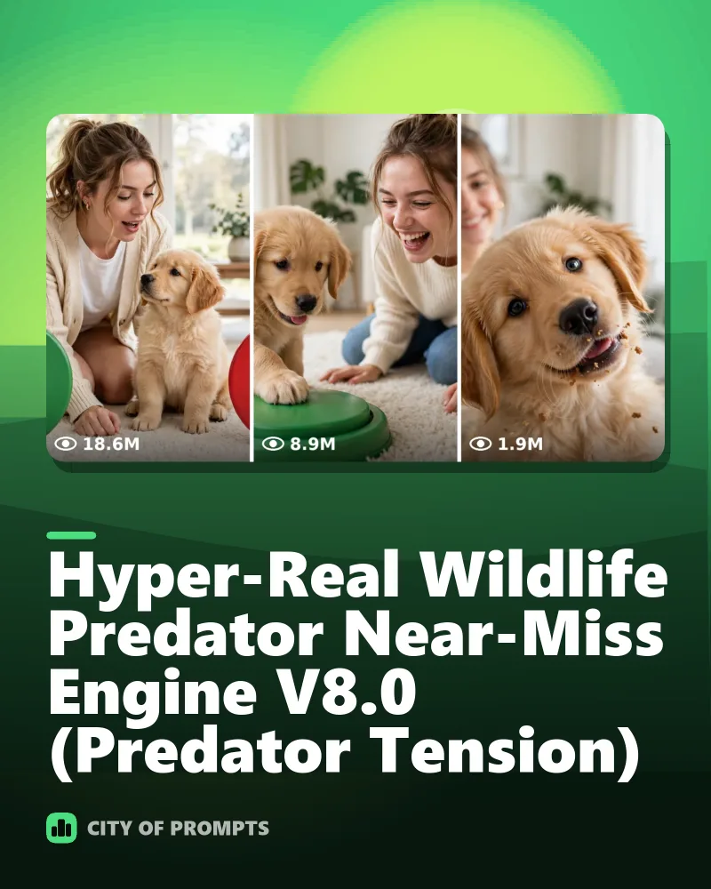 Cover image for Hyper-Real Wildlife Predator Near-Miss Engine V8.0 (Predator Tension)