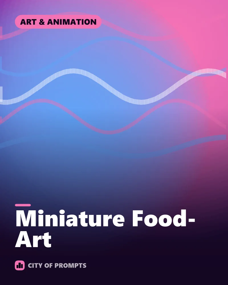 Cover image for Miniature Food-Art
