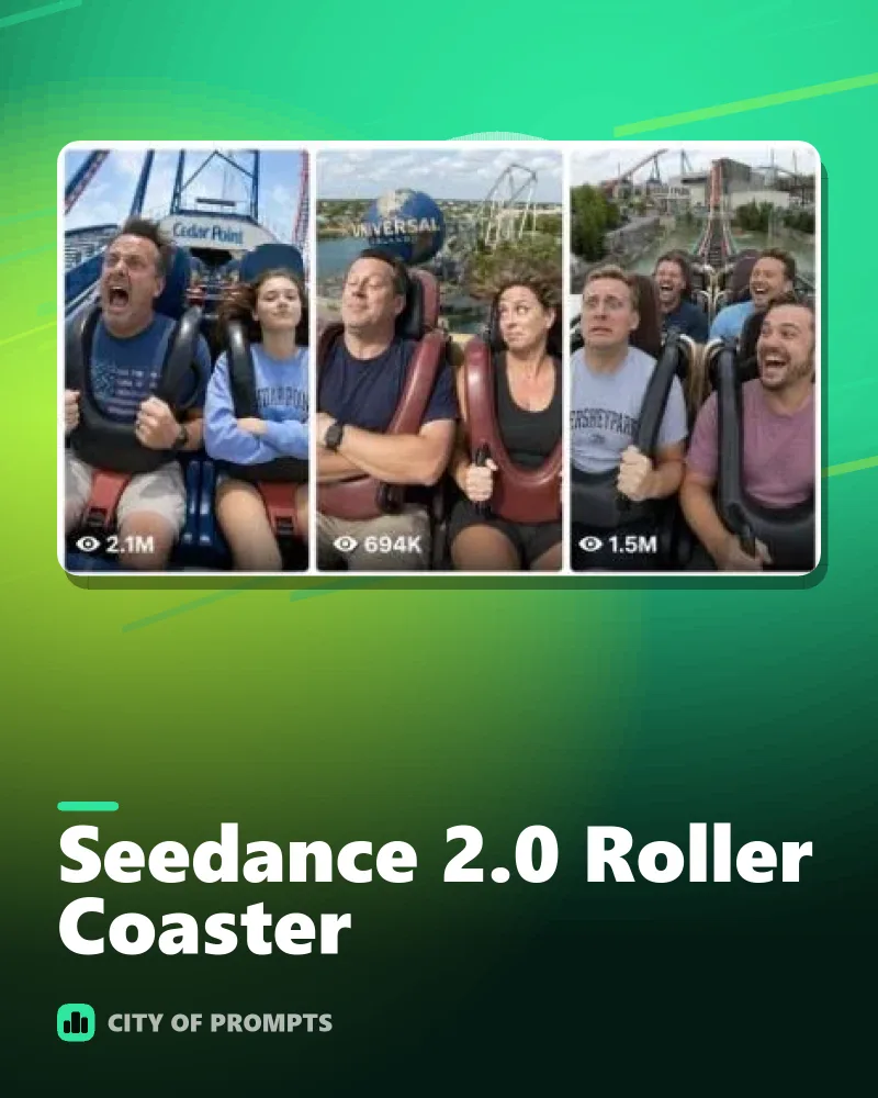 Cover image for Seedance 2.0 Roller Coaster