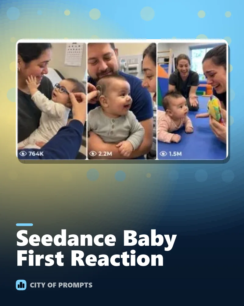 Cover image for Seedance Baby First Reaction